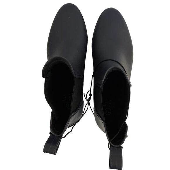 A New Day Navy blue chelsea rain boots size 11, “ Alex” Style NWT - Picture 5 of 6